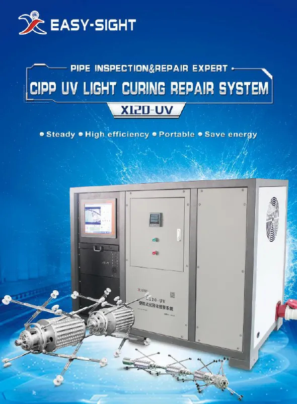 X120-CIPP UV Light Curing Repair System