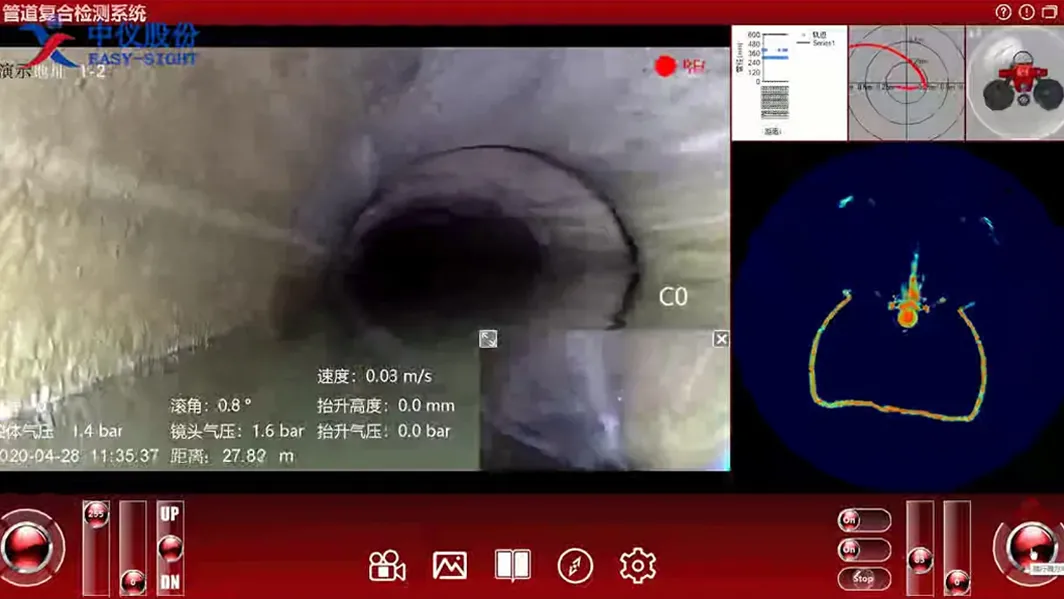 X5-HR All-terrain Pipeline Robot Operation Demo