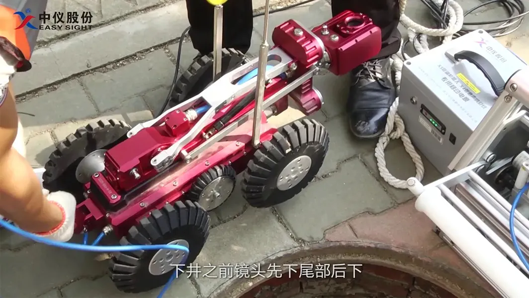 X5-H Pipe Inspection Robot Operation Demo