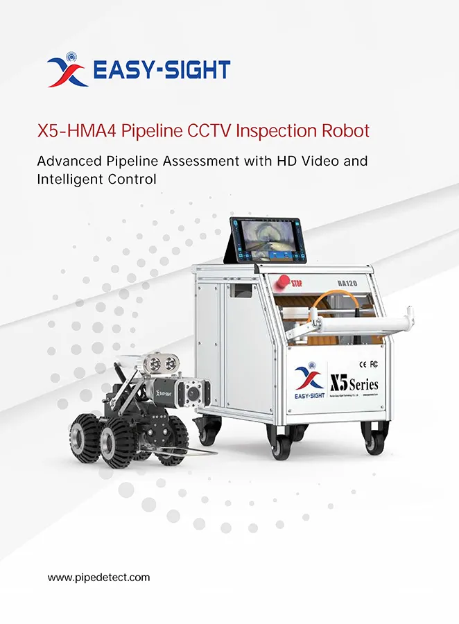 X5-HMA4 Pipeline CCTV Inspection Robot