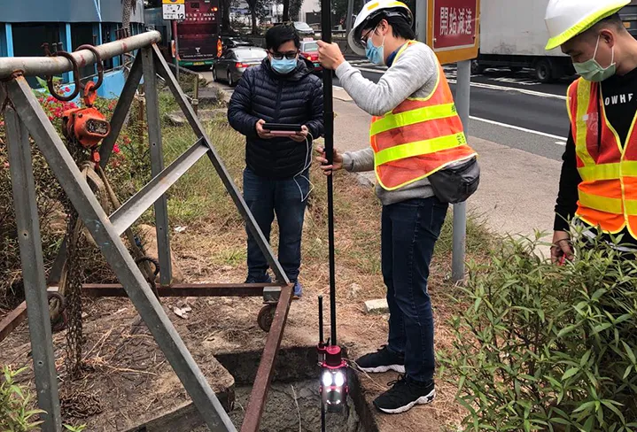 Hong Kong Drainage Inspection with X1-P1 Pipe Periscope