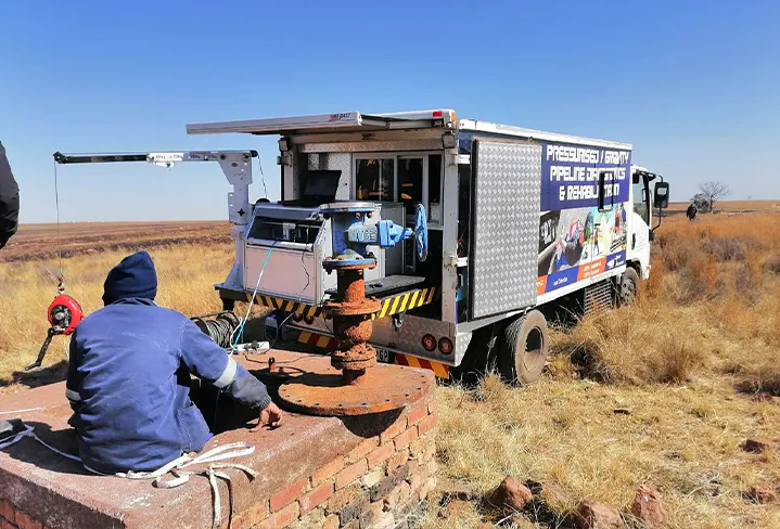 Long-Distance Sewer Inspection in South Africa with X5-HW Robot