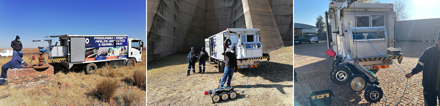 Long-Distance Sewer Inspection in South Africa with X5-HW Robot