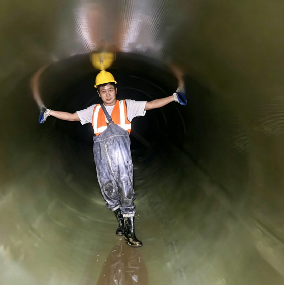 A Regional First! EASY-SIGHT Facilitates the Successful Completion of a Trenchless Rehabilitation Project for an Extra-Large DN1800 Pipeline.