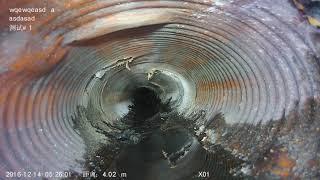 Corrugated Pipe Inspection Video